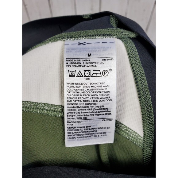 GapFit Sculpt Compression Leggings Womens M Olive Wide Comfort Waistband Gap - Picture 13 of 16